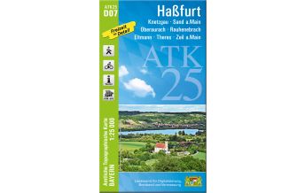 Wanderkarten Bayern Bayerische ATK25-D07, Haßfurt 1:25.000 LDBV