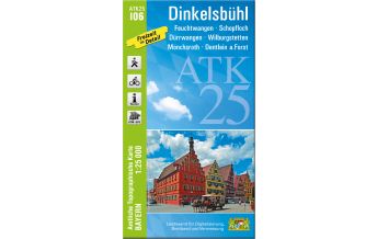 Wanderkarten Bayern Bayerische ATK25-I06, Dinkelsbühl 1:25.000 LDBV