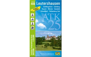 Wanderkarten Bayern ATK25-H06 Leutershausen (Amtliche Topographische Karte 1:25000) LDBV