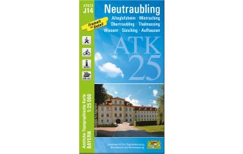Wanderkarten Bayern Bayerische ATK25-J14, Neutraubling 1:25.000 LDBV
