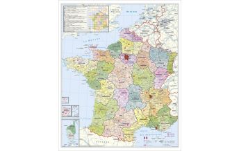 Poster und Wandkarten Departement Frankreich Stiefel GmbH