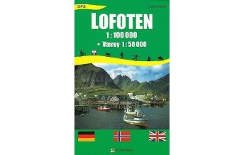 Wanderkarten Skandinavien Lofoten 1:100.000 (+ Værøy 1:50.000) Mollenhauer & Treichel