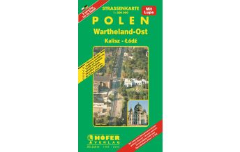 Road Maps Poland Höfer Straßenkarte PL 012, Wartheland 1:200.000 Höfer Verlag