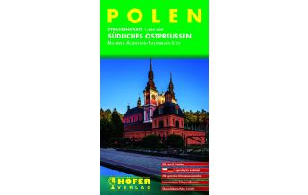 Straßenkarten Polen Höfer Straßenkarte PL 010, Südliches Ostpreußen 1:200.000 KOMPASS freytag & berndt