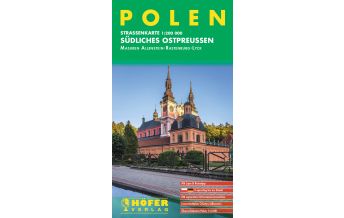 Straßenkarten Polen Höfer Straßenkarte PL 010, Südliches Ostpreußen 1:200.000 KOMPASS freytag & berndt