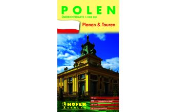 Straßenkarten Europa Höfer Übersichtskarte PL 777, Polen 1:1.000.000 KOMPASS freytag & berndt