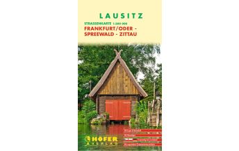Road Maps Czech Republic Höfer Straßenkarte DE 027, Lausitz 1:200.000 Höfer Verlag