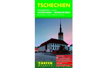 Straßenkarten Tschechien Höfer Straßenkarte CS 003 Ostböhmen - Nordmähren 1:200.000 KOMPASS freytag & berndt