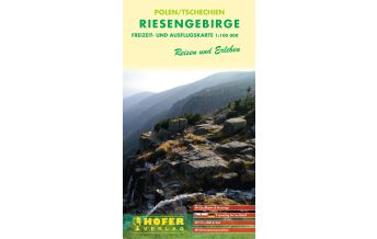 Road Maps Czech Republic Polen / Tschechien - CR 303, Riesengebirge 1:100.000 Höfer Verlag