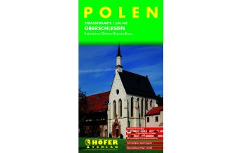 Road Maps Poland Höfer Straßenkarte PL 007, Oberschlesien 1:200.000 Höfer Verlag