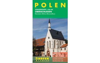 Road Maps Poland Höfer Straßenkarte PL 007, Oberschlesien 1:200.000 Höfer Verlag