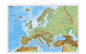 Europa Europa physisch. Wandkarte Stiefel GmbH