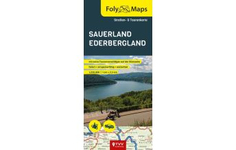 Motorradkarten Deutschland FolyMaps Sauerland Ederbergland 1:250 000 Touristik-Verlag Vellmar