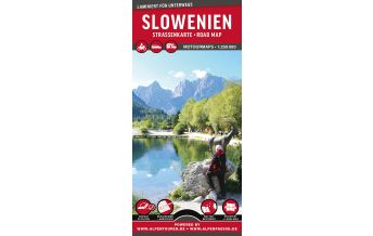 Motorradkarten Europa MoTourMaps Slowenien (Julische Alpen • Karawanken) Auto- und Motorradkarte 1:250.000 MoTourMedia