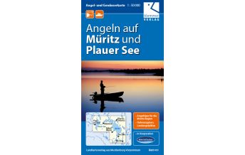 Fishing Angel- und Gewässerkarte Müritz und Plauer See 1:50.000 Klemmer Verlag