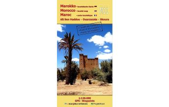 M11: Aït Ben Haddou - Ouarzazate - Skoura 1:120.000 + GPS-Waypoints Huber Verlag