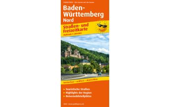 Road Maps Germany Baden-Württemberg Nord, Straßen- und Freizeitkarte 1:200.000 Freytag-Berndt und ARTARIA