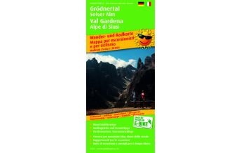 Wanderkarten Südtirol & Dolomiten Grödnertal - Seiser Alm / Val Gardena - Alpe di Siusi, Wander- und Radkarte 1:35.000 KOMPASS freytag & berndt