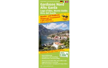 Wanderkarten Italien Gardasee Nord, Alto Garda, Lago d'Idro, Monte Baldo, Riva del Garda KOMPASS freytag & berndt
