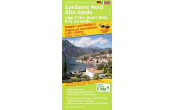 Wanderkarten Italien Gardasee Nord, Alto Garda, Lago d'Idro, Monte Baldo, Riva del Garda KOMPASS freytag & berndt