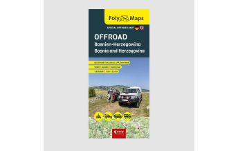 Motorradkarten FolyMap OFFROAD Bosnien-Herzegowina Touristik-Verlag Vellmar