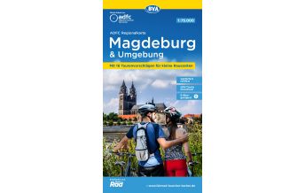 ADFC Regionalkarte Magdeburg & Umgebung mit Tourenvorschlägen, 1:75.000, reiß- und wetterfest, GPS-Tracks Download, E-Bike geeignet KOMPASS freytag & berndt