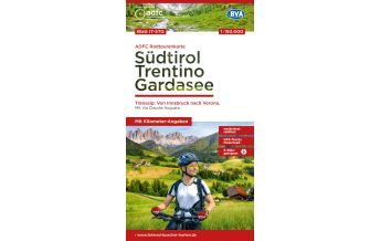 Straßenkarten Italien ADFC-Radtourenkarte 28, Südtirol, Trentino, Gardasee 1:150.000 KOMPASS freytag & berndt