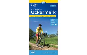 Radkarten Deutschland ADFC-Regionalkarte Uckermark 1:75.000 BVA BikeMedia