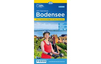 Radkarten Österreich ADFC-Regionalkarte Bodensee 1:50.000 BVA BikeMedia