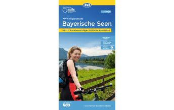 Radkarten Österreich ADFC-Regionalkarte Bayerische Seen 1:75.000 KOMPASS freytag & berndt
