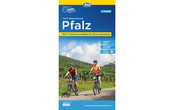 Radkarten Deutschland ADFC-Regionalkarte Pfalz 1:75.000 KOMPASS freytag & berndt