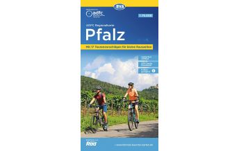 Cycling Maps Germany ADFC-Regionalkarte Pfalz 1:75.000 BVA BikeMedia