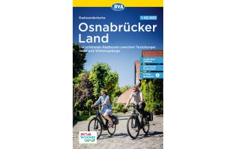 Radkarten Deutschland Radwanderkarte BVA Radwandern im Osnabrücker Land 1:60.000 KOMPASS freytag & berndt