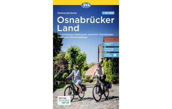 Radkarten Deutschland Radwanderkarte BVA Radwandern im Osnabrücker Land 1:60.000 KOMPASS freytag & berndt