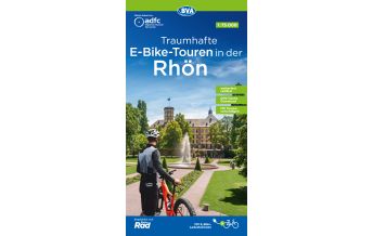 Cycling Maps Germany ADFC-Regionalkarte Traumhafte E-Bike-Touren in der Rhön 1:75.000 BVA BikeMedia