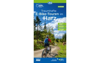 Cycling Maps Germany ADFC-Regionalkarte Traumhafte E-Bike-Touren im Harz 1:75.000 BVA BikeMedia