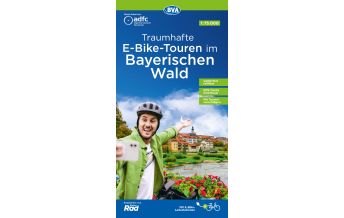 Radkarten Deutschland ADFC-Regionalkarte Traumhafte E-Bike-Touren im Bayerischen Wald 1:75.000 KOMPASS freytag & berndt
