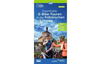 Cycling Maps Germany ADFC-Regionalkarte Traumhafte E-Bike-Touren in der Fränkischen Schweiz 1:75.000 BVA BikeMedia