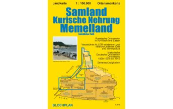 Landkarte Samland/Kurische Nehrung/Memelland Bloch 