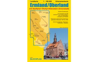 Straßenkarten Polen Landkarte Ermland/Oberland Bloch