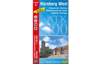 Hiking Maps Germany Bayerische ATK100-5, Nürnberg West 1:100.000 LDBV