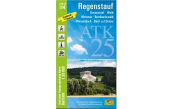 Wanderkarten Bayern Bayerische ATK25-I14, Regenstauf 1:25.000 LDBV
