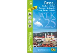 Wanderkarten Oberösterreich Bayerische ATK25-L19, Passau 1:25.000 LDBV