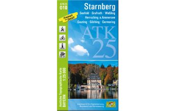 Wanderkarten Bayern ATK25-O10 Starnberg (Amtliche Topographische Karte 1:25000) LDBV