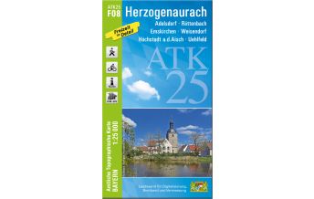 Wanderkarten Bayern Bayerische ATK25-F08, Herzogenaurach 1:25.000 LDBV