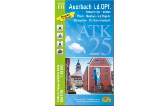 Wanderkarten Bayern Bayerische ATK25-F11, Auerbach in der Oberpfalz 1:25.000 LDBV
