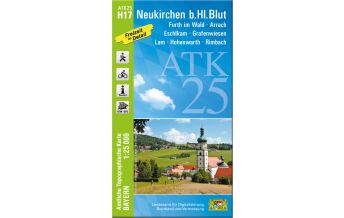 Hiking Maps Bavaria Bayerische ATK25-H17, Neukirchen b. Hl. Blut 1:25.000 LDBV