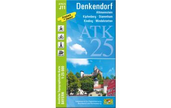 Hiking Maps Bavaria ATK25-J11 Denkendorf (Amtliche Topographische Karte 1:25000) LDBV