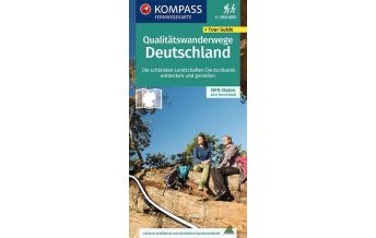 Hiking Maps Kompass Fernwegkarte 2561 Deutschland - Qualitätswege Deutschland 1:550.000 Kompass-Karten GmbH