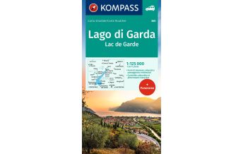 Straßenkarten Italien Kompass Autokarte mit Panorama 360 Italien - Gardasee 1:125.000 KOMPASS freytag & berndt